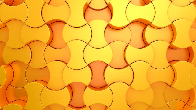 Background of Geometric Shapes. Abstract motion, loop, two color, 3d rendering, 4k resolution

