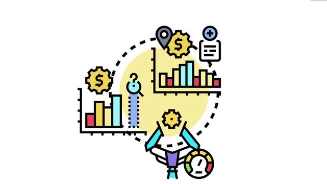 Benchmarking results analysis finding competitor advantage, optimizing strategy, and tracking key performance indicators for business improvement and success