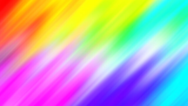 Abstract Vibrant Rainbow Holographic Diagonal Lines Background Pattern