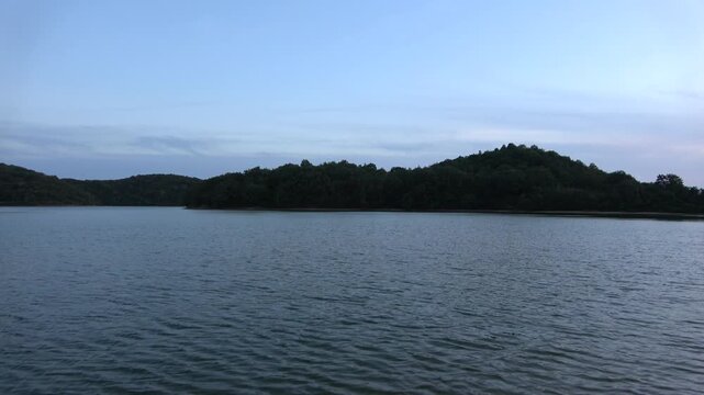 Ripples and Shallow Lake Bed in Nature