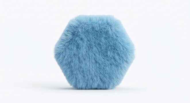 fluffy, hexagon, poligon, isolated, icon