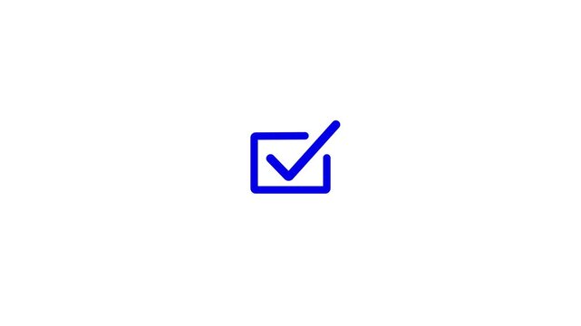circle take mark icon. Loading cheek mark icon . success check list icon symbol footage animated video, looping tick icon 4k.