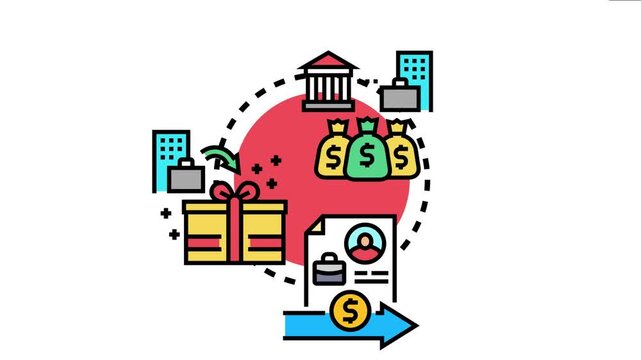 Employee receiving non cash benefits while funds are being deducted from payroll, symbolizing compensation, financial planning, and human resources administration