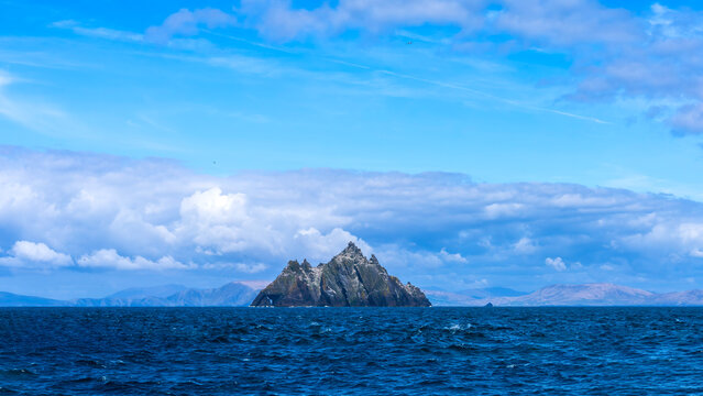 Skellig Michael with its monastery is a world heritage site in Ireland