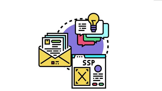 Programmatic advertising system facilitating bid requests for digital ad placements, involving communication, data exchange, and automated processes