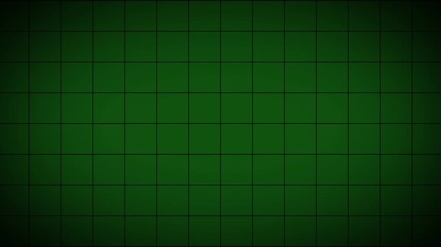 Green glowing neon heartbeat pulse animation on black background showing cardiogram line loop ECG medical concept on alpha channel