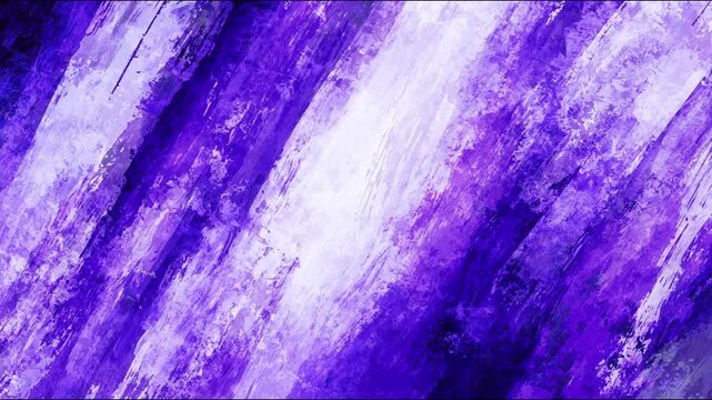 Mystic Deep Violet And Crystal White Abstract Grunge Background With Random Brush Strokes For Spiritual And Fantasy Videos
