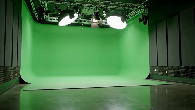Minimalist empty studio set design, perfect blank canvas for product shoots or fashion displays, professional indoor space, clean bright backdrop for creative work