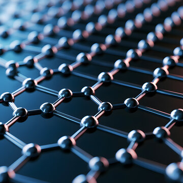 Abstract Molecular Network Background