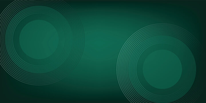 Dark green studio space. Abstract Limbo background. 3D background for product presentation. Minimalist wall view.rint
