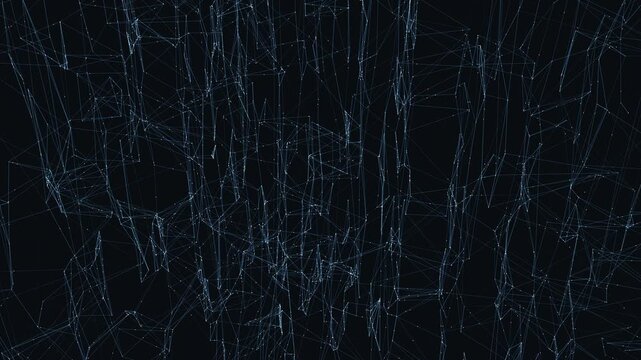 Evolving data network nodes form a topological wave background
