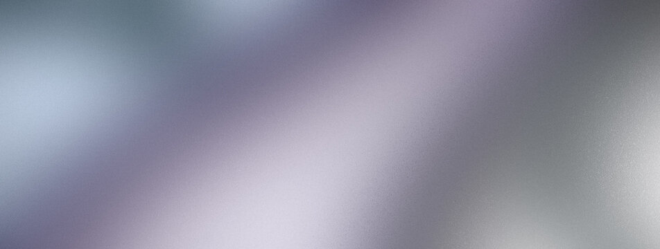 Soft Ice Blue, Muted Lavender Purple, Slate Grey, and Silver Abstract Gradient Background Featuring Heavy Grainy Noise Texture with Diagonal Soft Light Beam