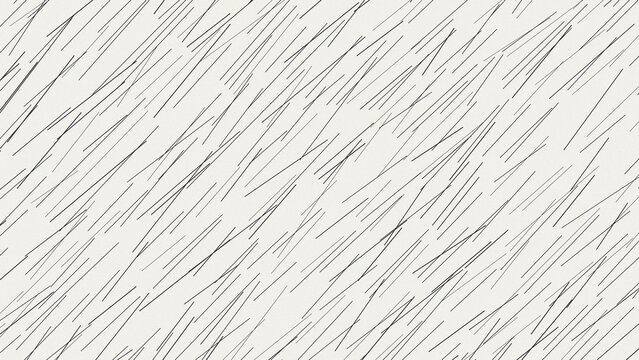 High-quality 4K hand-drawn sketch line art texture background with paper grain effect in a 16:9 widescreen format, featuring abstract monochrome doodle patterns, cross-hatch shading, stipple dotting, 