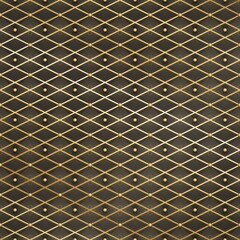 Naklejka premium Diamond Pattern with Gold Accents