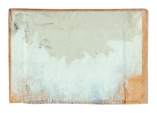 Vintage background of old ancient torn paper texture isolated