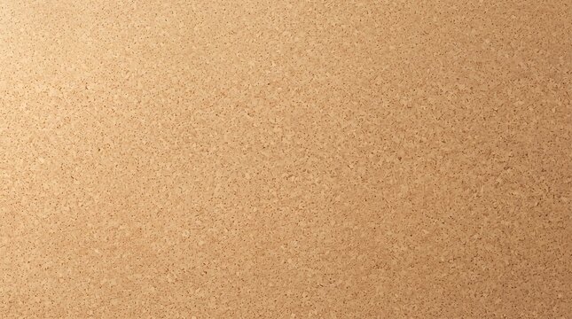 Natural cork board texture background, brown bulletin board surface, grainy wood material for office notes and creative design