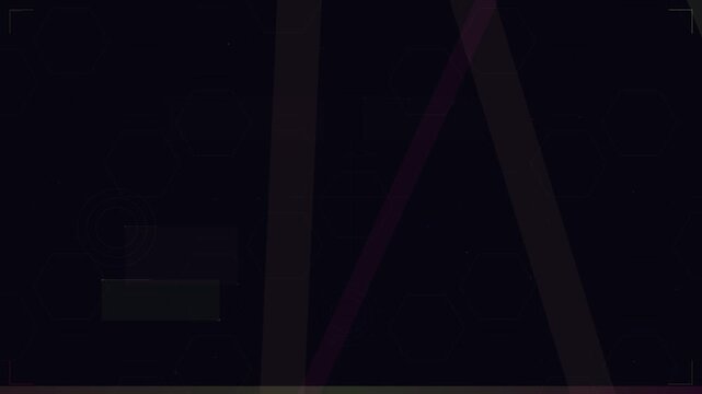 Abstract dark background with subtle geometric lines forming a triangular pattern in a seamless looping animation.