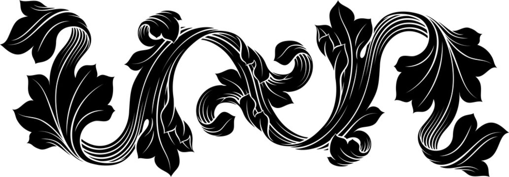 A filigree medieval crest coat of arms heraldic style pattern motif. In a vintage woodcut etching style.