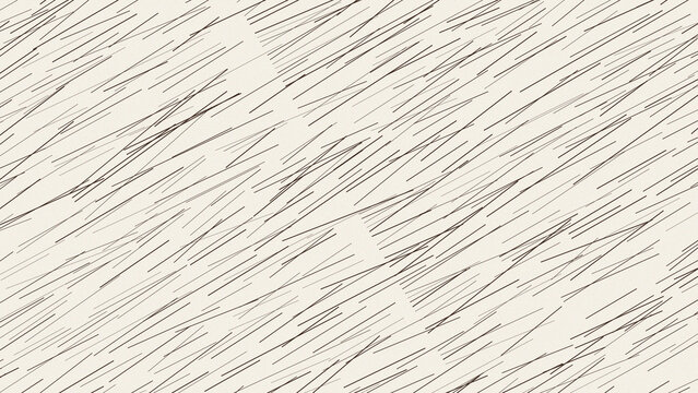 High-quality 4K hand-drawn sketch line art texture background with paper grain effect in a 16:9 widescreen format, featuring abstract monochrome doodle patterns, cross-hatch shading, stipple dotting, 