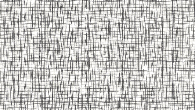 High-quality 4K hand-drawn sketch line art texture background with paper grain effect in a 16:9 widescreen format, featuring abstract monochrome doodle patterns, cross-hatch shading, stipple dotting, 