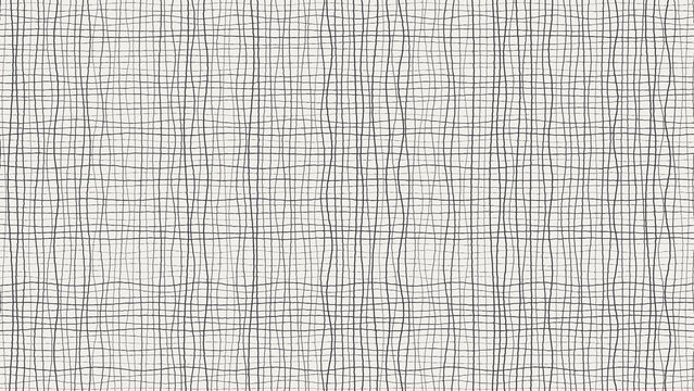High-quality 4K hand-drawn sketch line art texture background with paper grain effect in a 16:9 widescreen format, featuring abstract monochrome doodle patterns, cross-hatch shading, stipple dotting, 