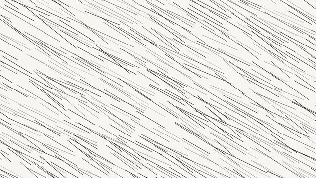 High-quality 4K hand-drawn sketch line art texture background with paper grain effect in a 16:9 widescreen format, featuring abstract monochrome doodle patterns, cross-hatch shading, stipple dotting, 