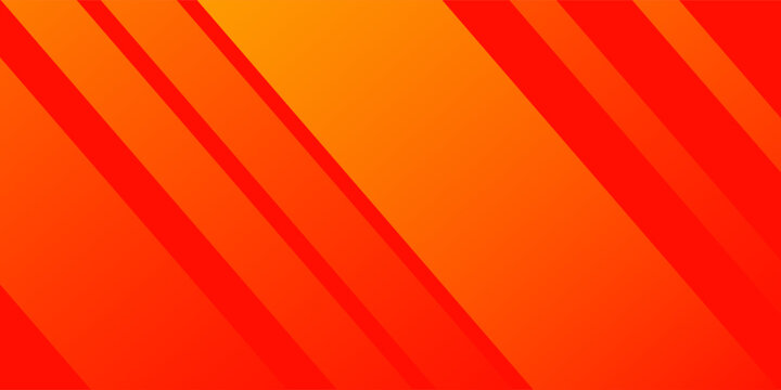 Minimalist red and orange diagonal line vector background layout for web banner