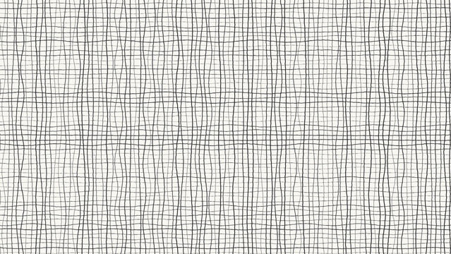 High-quality 4K hand-drawn sketch line art texture background with paper grain effect in a 16:9 widescreen format, featuring abstract monochrome doodle patterns, cross-hatch shading, stipple dotting, 