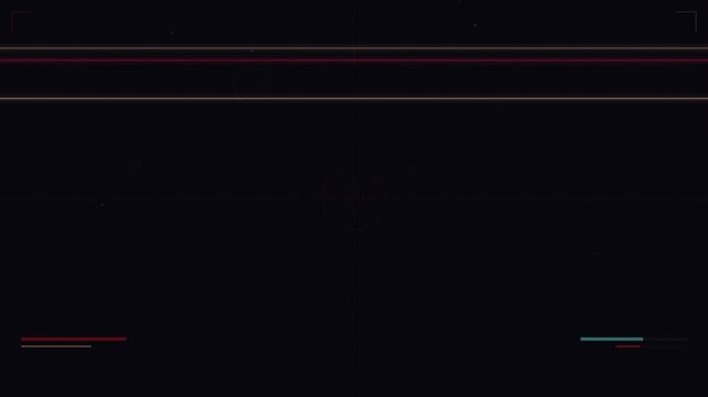 Minimalist abstract frame with subtle looping decorative borders on a dark background