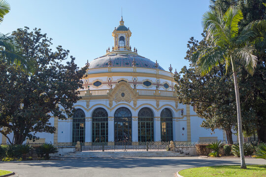 Seville - Spain, August 27th, 2024: Casino of The 1929 Ibero-American Exposition, Seville, Spain