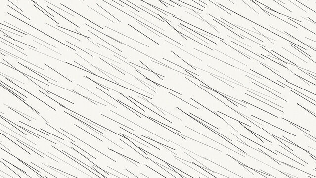 High-quality 4K hand-drawn sketch line art texture background with paper grain effect in a 16:9 widescreen format, featuring abstract monochrome doodle patterns, cross-hatch shading, stipple dotting, 