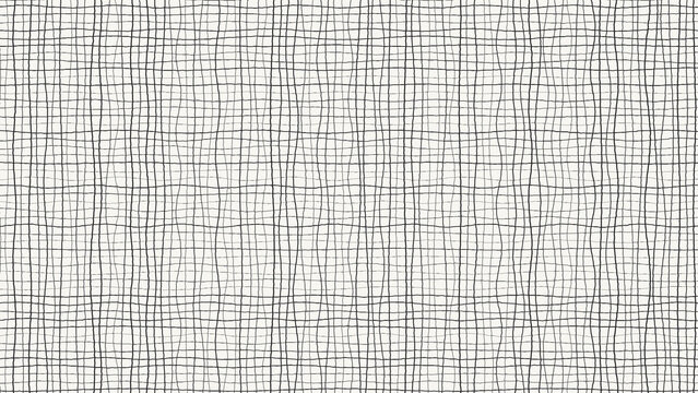 High-quality 4K hand-drawn sketch line art texture background with paper grain effect in a 16:9 widescreen format, featuring abstract monochrome doodle patterns, cross-hatch shading, stipple dotting, 