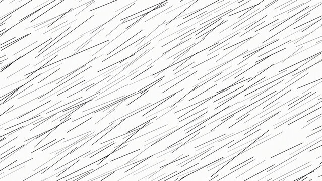 High-quality 4K hand-drawn sketch line art texture background with paper grain effect in a 16:9 widescreen format, featuring abstract monochrome doodle patterns, cross-hatch shading, stipple dotting, 