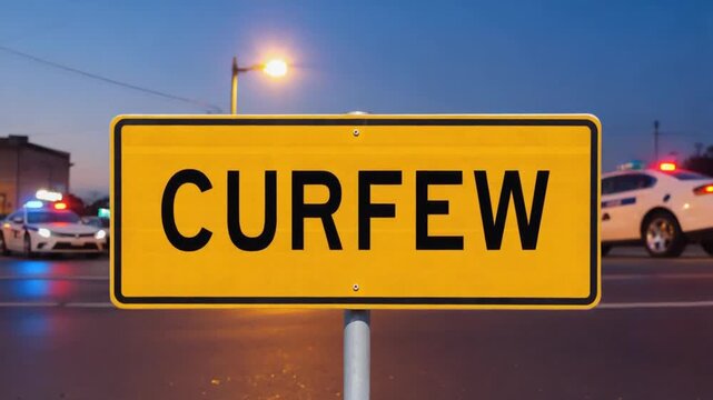 Curfew. Nighttime restrictions.