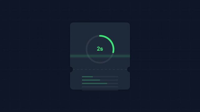 Digital Timer Countdown Animation with Expired Status