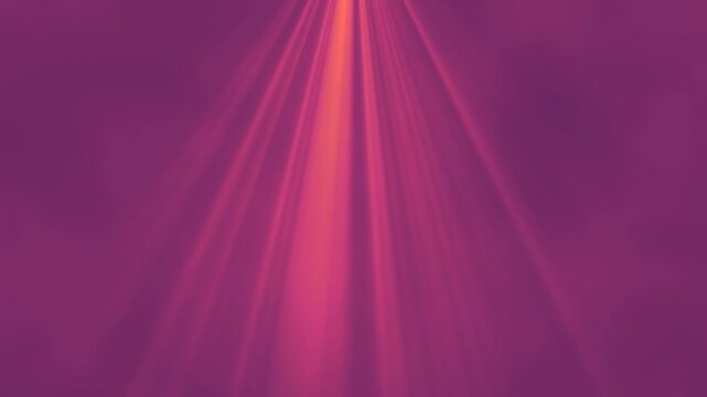 God rays of light shining down, seamless loop motion background, sunset coral