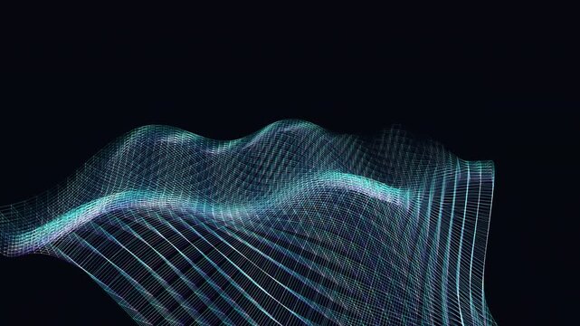 Digital data lattice reorganizes in a seamless network loop