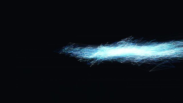 Evolving digital data nodes morph through network topologies