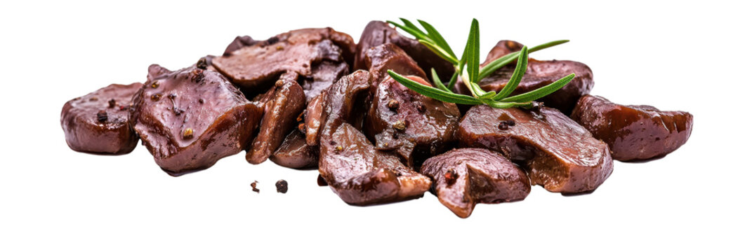 Braised beef chunks with rosemary herbs
