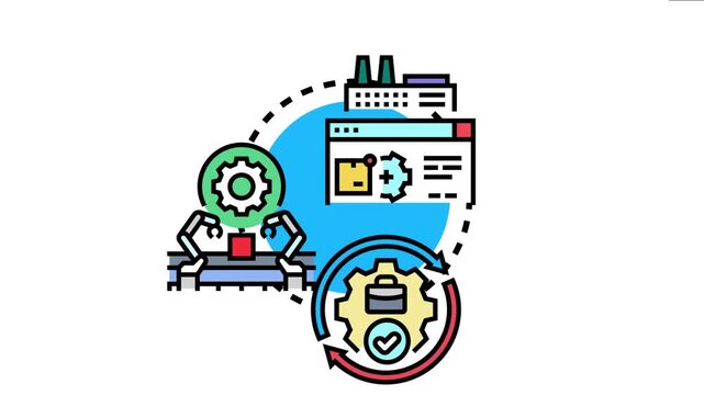 Account based marketing automation system streamlining digital campaigns, enhancing industrial production lines, and optimizing business operations with integrated technology and automated workflows