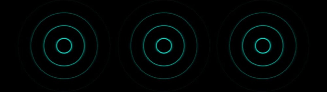 Radio waves waves background. network tower produced radio wave concept. Radio Waves in Circle Form, Radio wave signal animated background. Technology radio waves signal icon animation.
