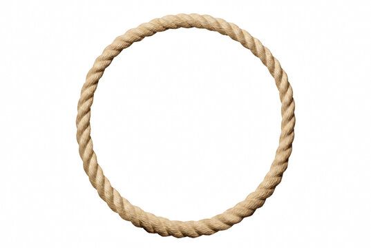 Circular Thick Nautical Rope Frame