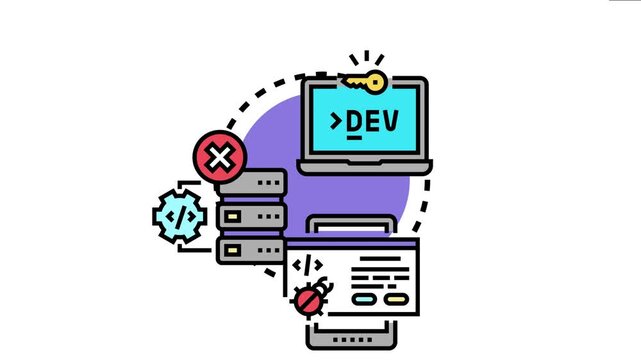 Software developers identifying, fixing, and debugging errors in applications, ensuring quality control and smooth operation of digital systems