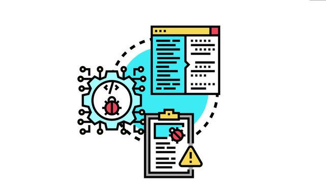 Software development team implementing a rigorous bug testing process including coding, error detection, and quality assurance for system problem identification and solution