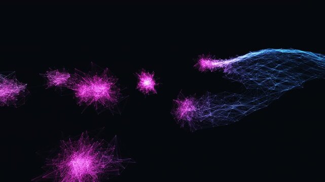 Neural data nodes morphing in a seamless network topology