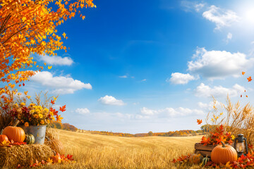 Fototapeta premium 秋の空と雲
