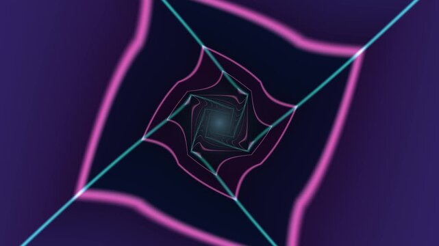 Abstract Cosmic Navigation Graphic Seamless Loop