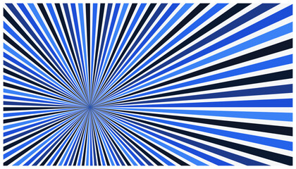 Fototapeta premium Detailed sunburst background with thin blue and dark grey radial lines for versatile design use.