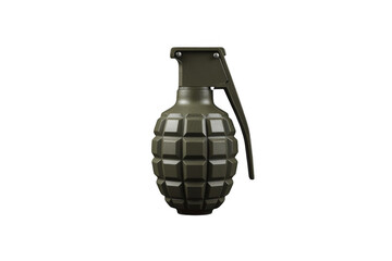 Fototapeta premium Hand grenade military explosive weapon for war concept