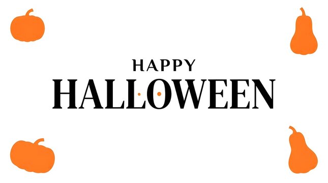 This captivating halloween typography design showcases a festive greeting perfect for seasonal celebrations and spooky themed projects evoking a sense of playful fright and autumnal